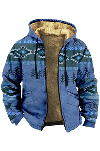 Kozina | Warme Samtjacke mit Kapuze – Stil 5
