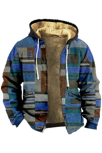 Kozina | Warme Samtjacke mit Kapuze – Stil 4