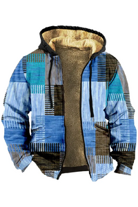Kozina | Warme Samtjacke mit Kapuze – Stil 3