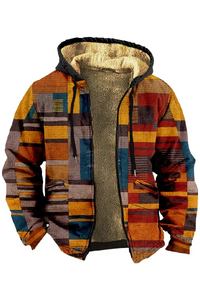 Kozina | Warme Samtjacke mit Kapuze – Stil 2