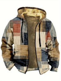 Kozina | Warme Samtjacke mit Kapuze – Stil 1