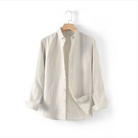Benedikt  Langarm hemd – Beige