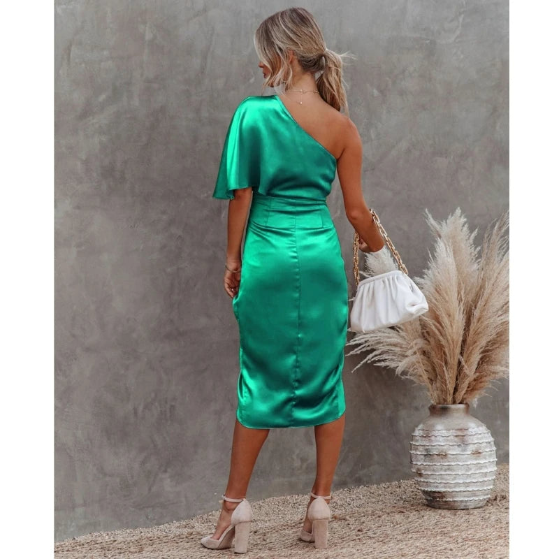 Eula - Elegantes Midi-Kleid