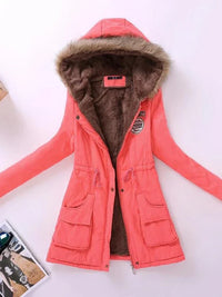 Zephyra - Die kuscheligste und bequemste Jacke mit Fleece – Wassermelone Rot