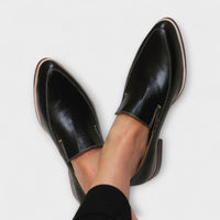 David | Elegante Slipper für Herren für Büro & Freizeit – Schwarz