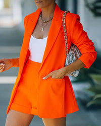 Dally - Elegantes Zweiteiler-Set – Orange