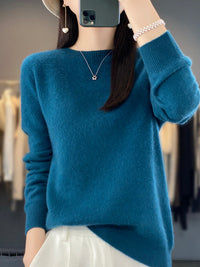 Anette | Warmer Kaschmir-Pullover für kalte Tage – Blaualgen