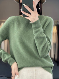Anette | Warmer Kaschmir-Pullover für kalte Tage – Türkis