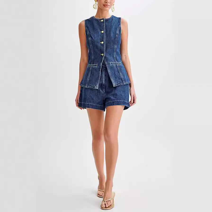 Donna - 2-teiliges Denim-Set