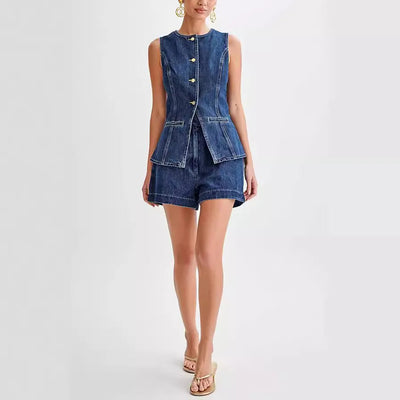Donna - 2-teiliges Denim-Set