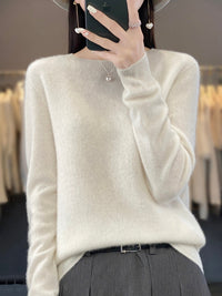 Anette | Warmer Kaschmir-Pullover für kalte Tage – Weiß