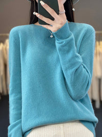 Anette | Warmer Pullover für kalte Tage – Mehr Blau