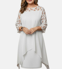 Yolanda™ - Elegantes, Bequemes Midikleid – Weiß