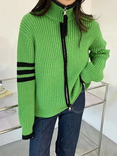 Kondira | Frischer Stehkragenpullover