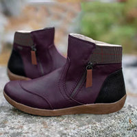 Stiefelette Damen Rutschfest | Komfort – Lila