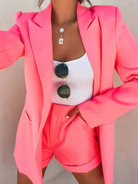 Dally - Elegantes Zweiteiler-Set – Rosa