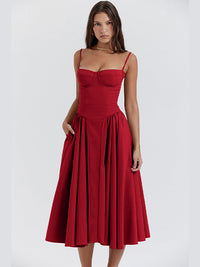 Heidi-Mode | Korsettkleid – Rot
