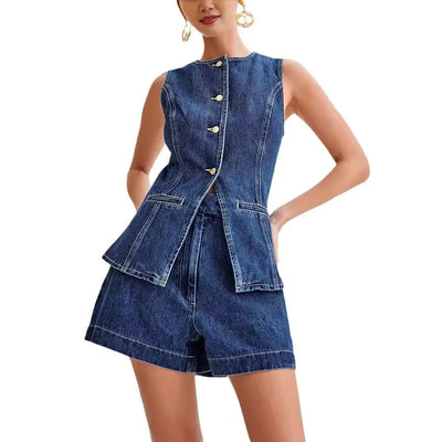 Donna - 2-teiliges Denim-Set