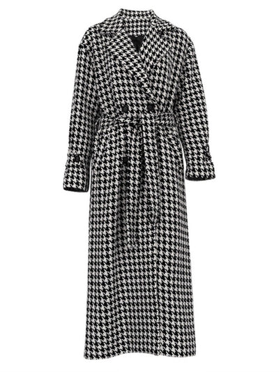 Beluga | Trenchcoat im Glencheck-Muster für Damen