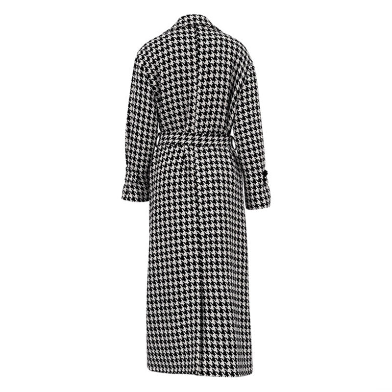 Beluga | Trenchcoat im Glencheck-Muster für Damen