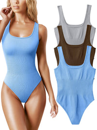 Claire | Schnell eine perfekte Figur bekommen mit unserem Schlankheits-Body (1+2 GRATIS) – 1x Blau + 1x Braun + 1x Grau