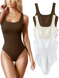Claire | Schnell eine perfekte Figur bekommen mit unserem Schlankheits-Body (1+2 GRATIS) – 1x Braun + 1x Beige + 1x Weiß