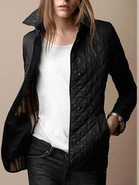 Alexa - Elegante Seidenjacke – Schwarz