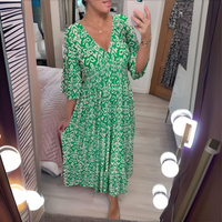 Annie™ Boho-Maxikleid – Grün