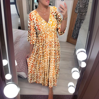 Annie™ Boho-Maxikleid – Gelb