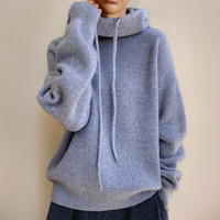Lia - Eleganter Rollkragenpullover – Grau