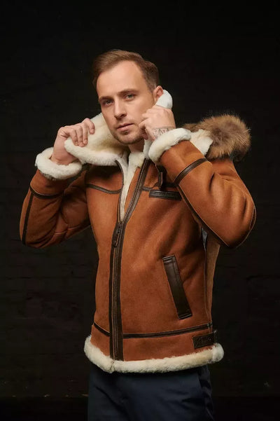 Heevan | Nordische Luxus-Winterjacke mit Kapuze für Männer