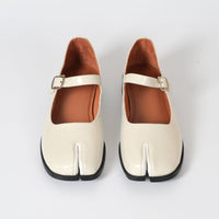 Aurora® | Martha Leder Mary Janes – Weiß