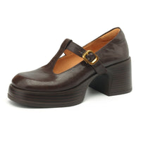Amalia® | Ciala Elegante Mary Janes – Braun