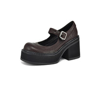 Lena® | Pela Lederpumps – Braun