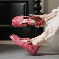 Valeria® | Elsa Elegante Mary Janes – Rosa