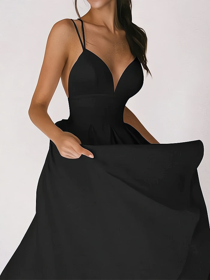 Charline - Elegantes Kleid mit V-Ausschnitt