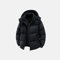 Cameron™ - Pufferjacke mit Kapuze – Schwarz