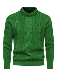 Kalisto – Lässiger Langarm Strickpullover – Grün
