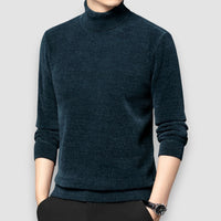 Hugo | Long Sleeve Turtle Neck Sweater – Blau