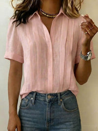 Ionea - Kurzarmhemd – Rosa