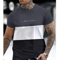Nohal | Winddichte Herren-T-Shirts – Grau Schwarz