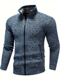 Herrenjacke | Ausführung mit Frontverschluss – Blau