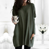 Marcella - Langarmshirt für Wärme – Grün