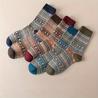 Eloise | Vintage Socken – 5 Paar in gemischten Farben