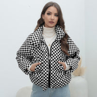 Dobile | Damen-Winterjacke aus Baumwoll-Daunen, warm und bequem – Schwarz