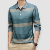 Hugo | Striped Polo Shirt – Grün