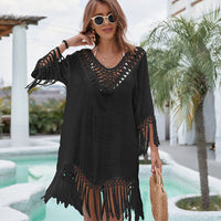 Faith | Bikini V-Ausschnitt Bluse – Schwarz