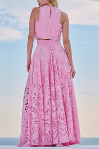 Maura  | Komplett in zartem Spitze – Rosa (Fast ausverkauft)