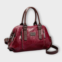 Eleanor | Elegante Vintage Schultertasche – Rot