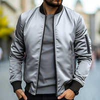 Brenner™ | Herren Leichte Bomberjacke – Grau